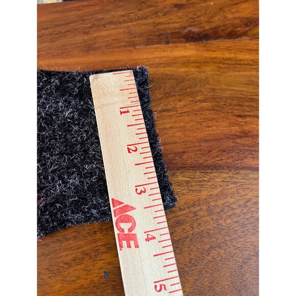 CabinCore Cyrus Red Plaid Wool Blend Cozy Cottage Cardigan Sweater Medium - Picture 13 of 13